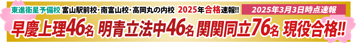 2025年合格速報